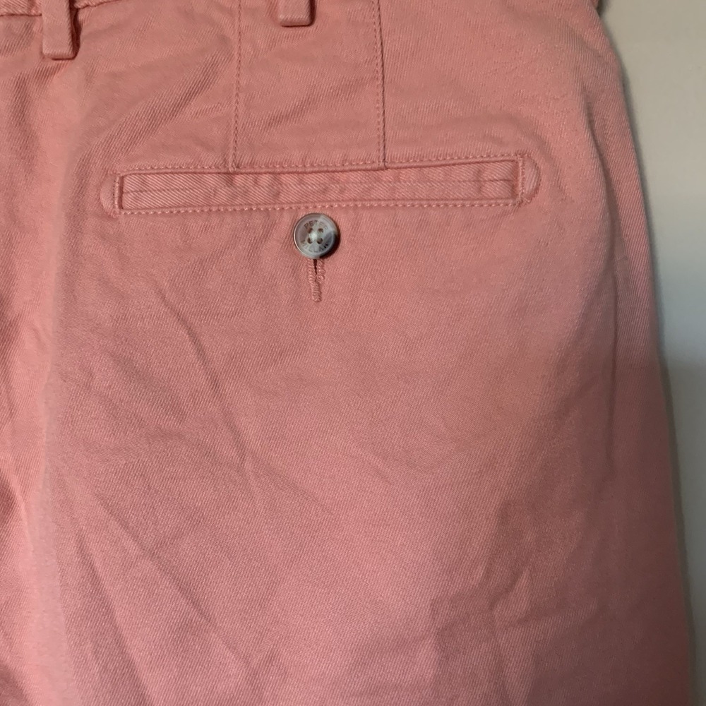 PETER MILLAR Pilot‎ Twill Shorts Chino peachy pink Mens Size 38 NWT - Picture 11 of 14